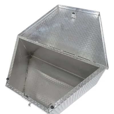 Vestil APTS-TTB-2040 Aluminum Tread Plate Trailer Tool Box 23-1/16 In