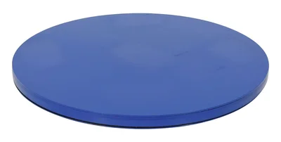 Vestil Steel 30 In. Carousel, 2K Capacity, Round Smooth Top Plate Blue