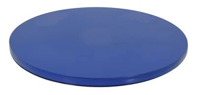 Vestil Steel 72 In. Carousel, 4K Capacity, Round Smooth Top Plate Blue
