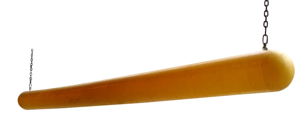 Vestil CLB-7-110L Low Density Polyethylene Customizable (Up to 15 Characters) Clearance Bar 110 In