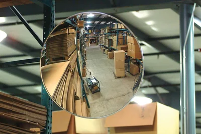 Vestil CNVX-12 Acrylic Convex Indoor Mirror 12 In