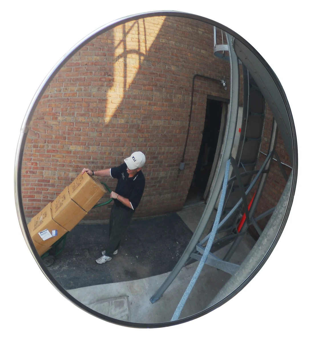 Vestil CNVX-18-O Acrylic Convex Outdoor Mirror 18 In