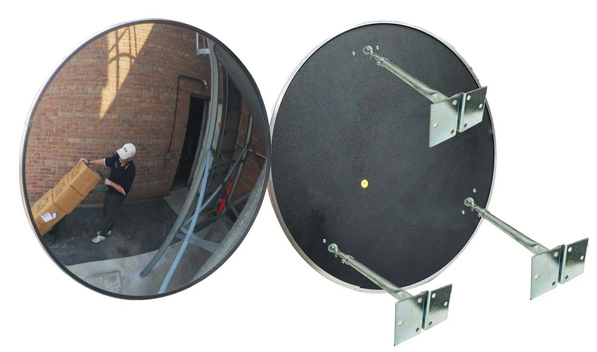 Vestil CNVX-36-O Acrylic Convex Outdoor Mirror 36 In