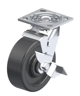 Vestil CST-BL-8X2PH-SWB Phenolic Swivel With Brake Caster 8 In