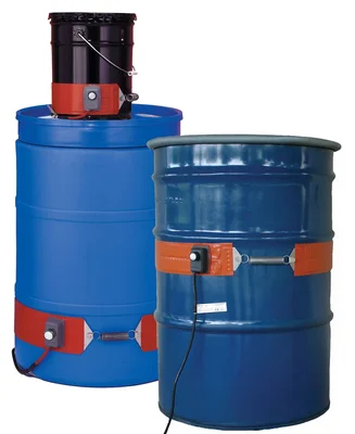 Vestil DRH-S-5-CA Steel Drum Heater For 5 Gallon Pails CSA Approved Red The CSA approved poly drum heater quickly and efficiently heats-up