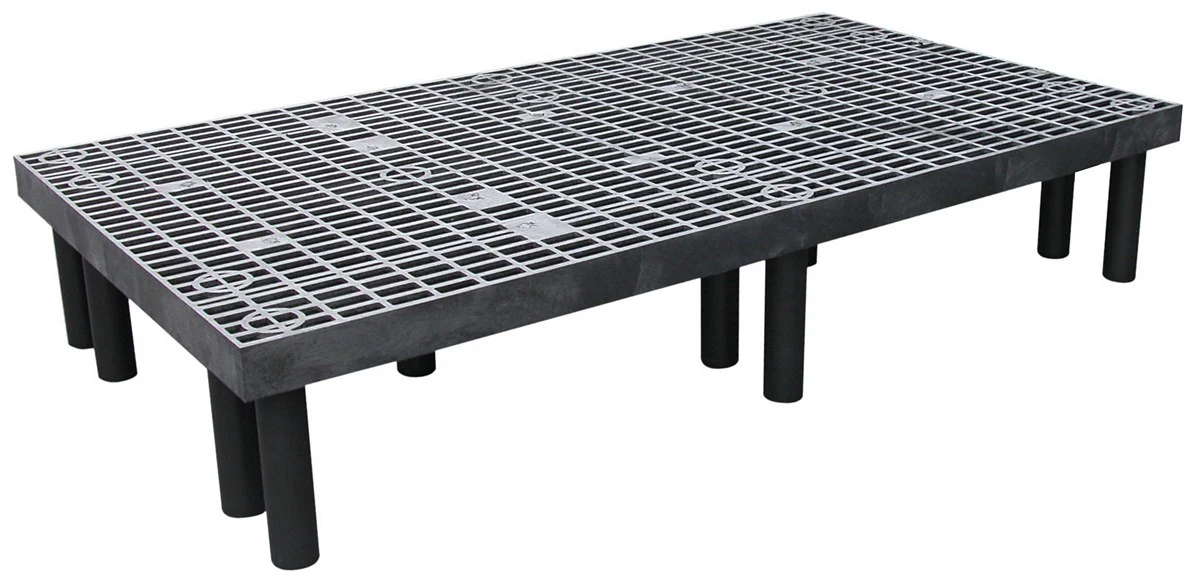 Vestil DRP-V-6636 Polyethylene Vented Top Dunnage Rack 66 In