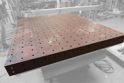 Vestil Steel Fabrication Fixture Table Top 48 In. x 60 In. Unpainted
