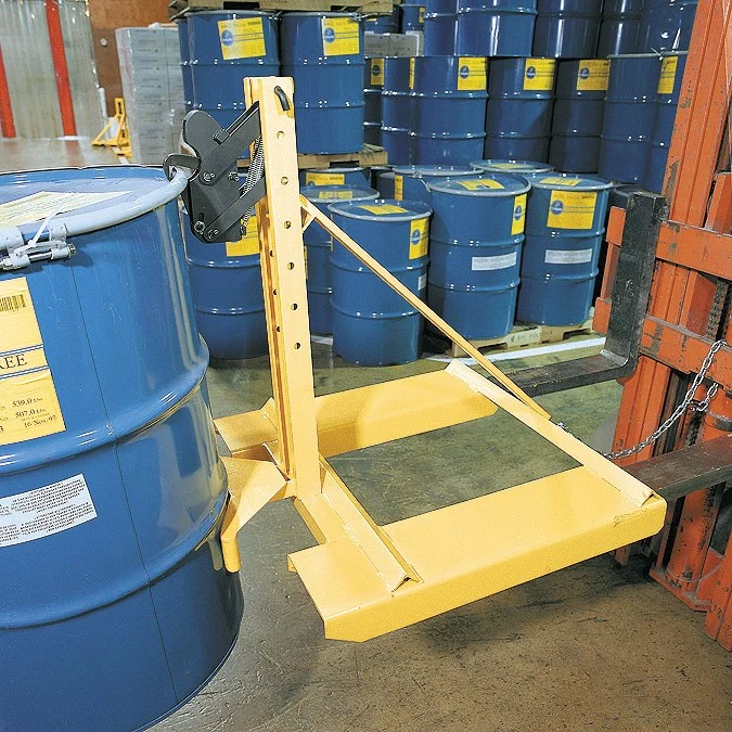 Vestil FMDL-850 Steel Fork Mounted Drum Lifter 750 Lb