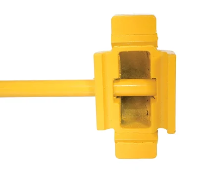 Vestil FRC-2 Steel Flag Rail Chock with Adjustable Height Leg