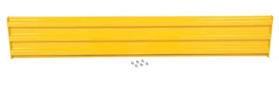 Vestil GR-F3R-BO-7-YL Steel 3 Ribbed Bolt On Style Guard Rail