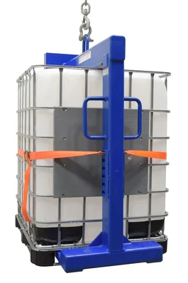 Vestil Steel Factory Installed Optional HDP Tie Down Blue