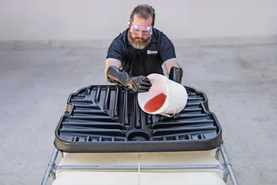 Vestil IBC-F-5 Polyethylene IBC Funnel 5 Gallon Capacity Black Do you want to transfer liquids to your IBC, but are consistently cleani