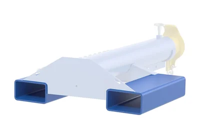 Vestil Factory Installed Steel Fork Pockets 8.25 In. x 4.25 For Lift Boom Models
