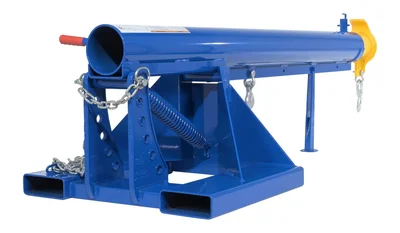 Vestil Steel Orbit Telescoping Lift Boom 24 In. Fork Pocket Center 4,000 Lb. Capacity Blue