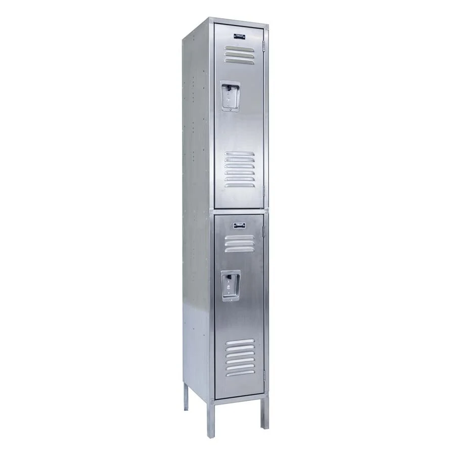 Vestil LOCK-1818-SSD1 Stainless Steel Lockers 1 Column with 2 Rows 18 In