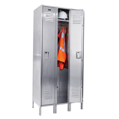Vestil LOCK-3618-SSS3 Stainless Steel Lockers 3 Columns with 1 Row 36 In