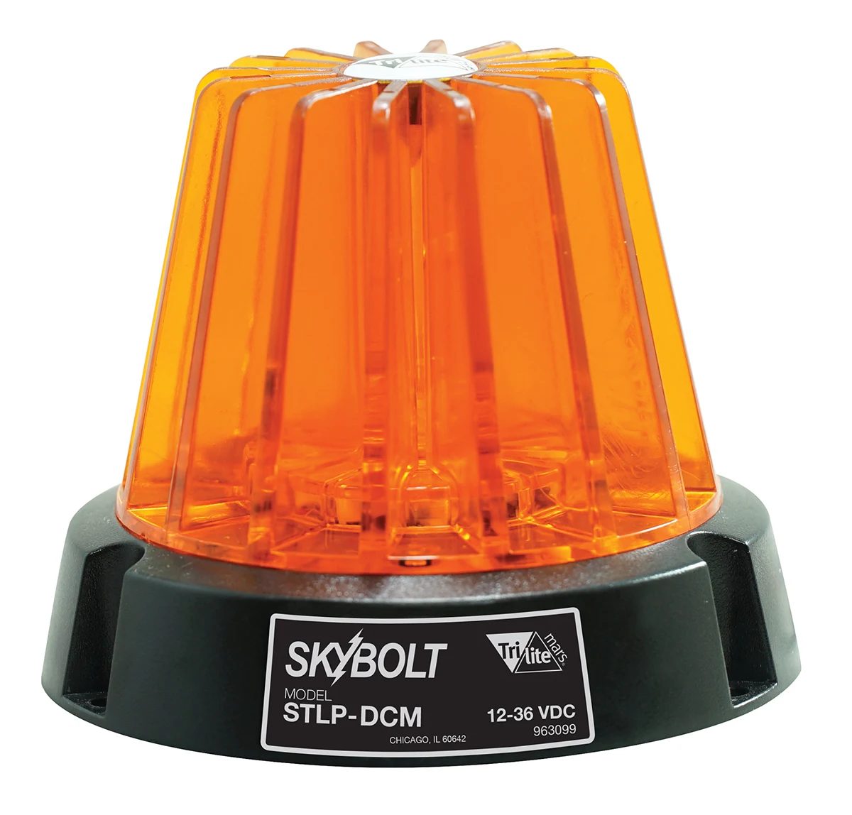 Vestil LT-M-RD4-FSL-AM Polycarbonate Magnetic Fork Truck LED DC Strobe Beacon Light 4-1/2 In