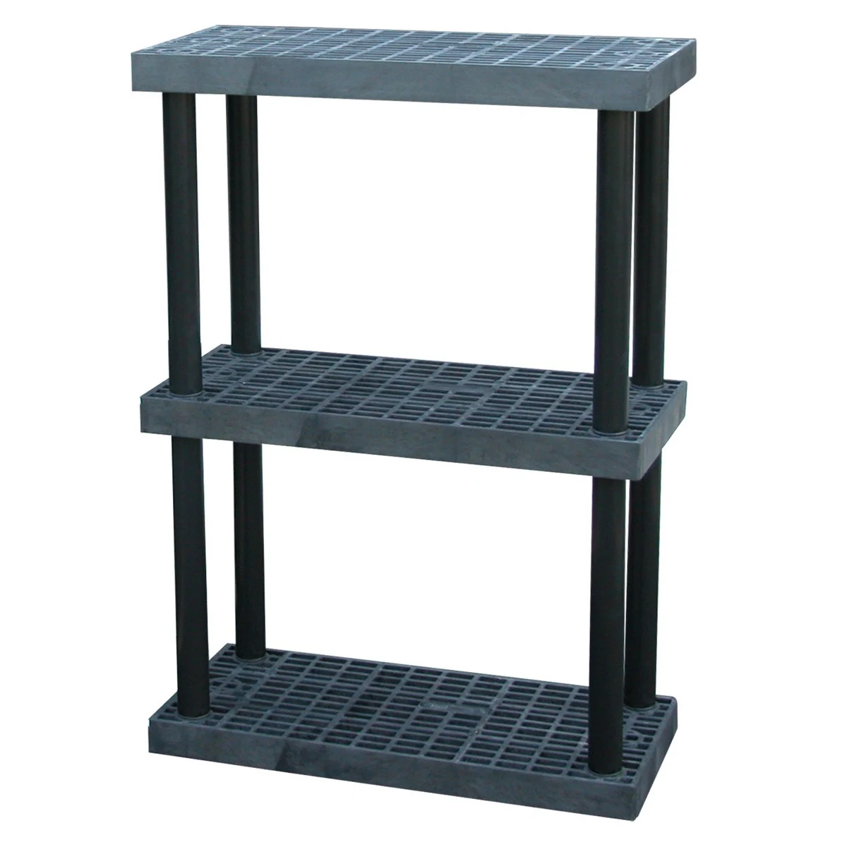 Vestil PBSS-3616-3 Plastic Bulk Shelf and Storage 3 Shelves 16 In