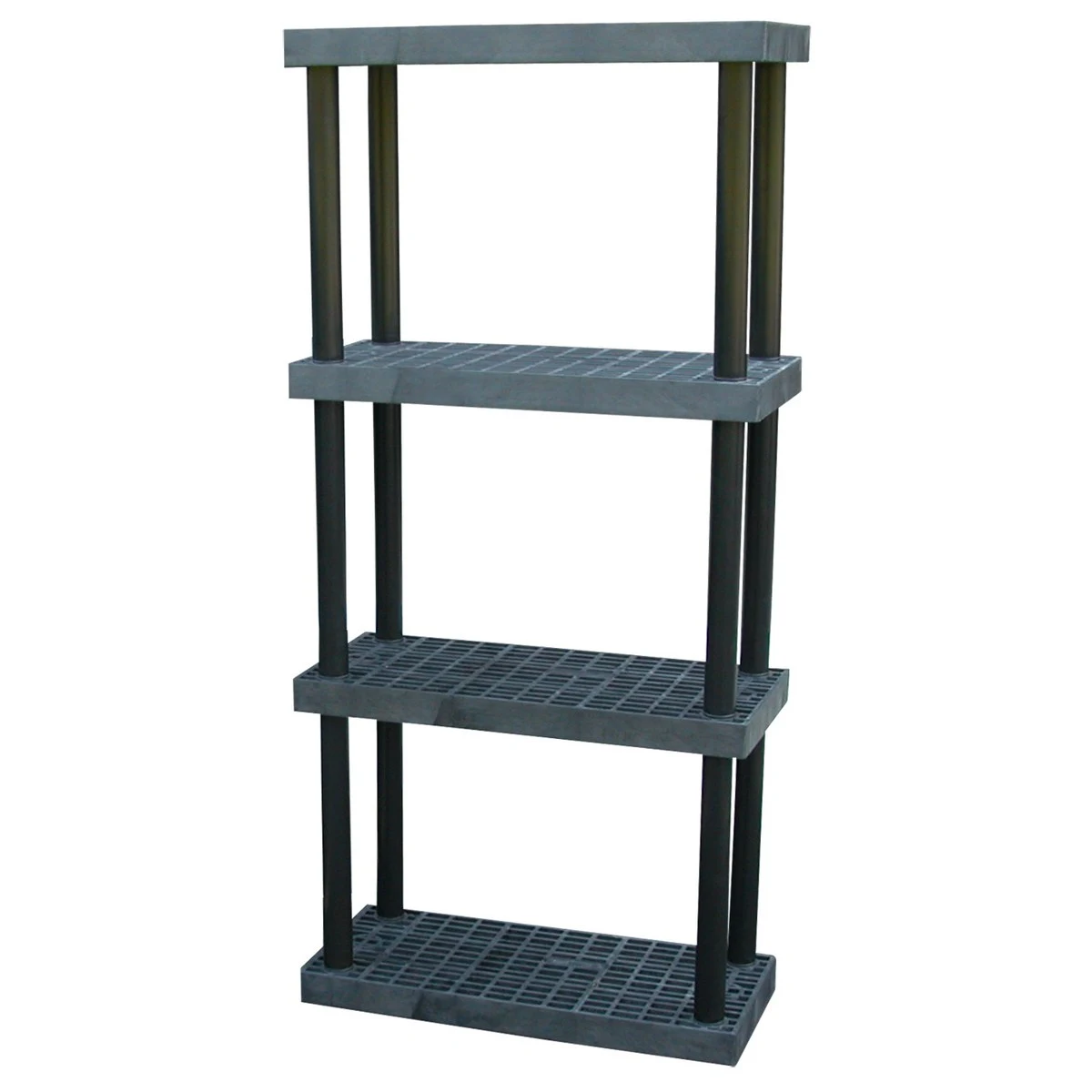 Vestil PBSS-3616-4 Plastic Bulk Shelf and Storage 4 Shelves 16 In