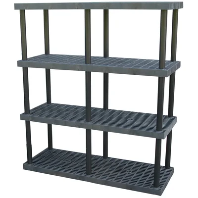 Vestil PBSS-6624-4 Plastic Bulk Shelf and Storage 4 Shelves 24 In