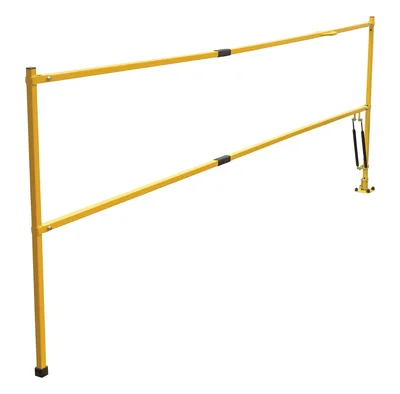 Vestil Steel Safety Lift Gate 10 Ft. Lowered Gate Width Yellow