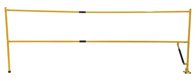 Vestil Steel Safety Lift Gate 10 Ft. Lowered Gate Width Yellow