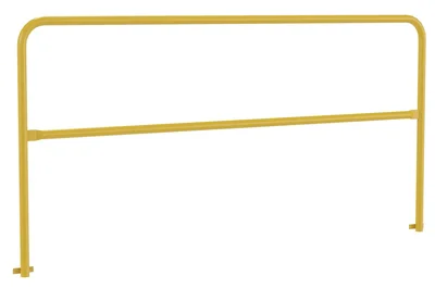 Vestil VDKR-PP-8 Steel Safety Railing Pour in Place 8 Ft