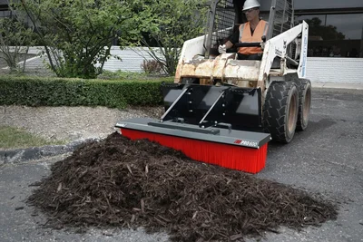 Vestil VPS-60 Steel Forklift Broom Pro Series 60 In