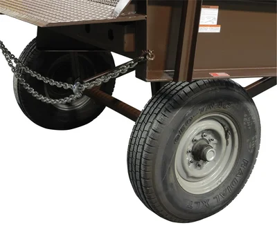Vestil YR-HL Factory Installed Pneumatic Tire & Manual Hydraulic Hand Pump Lift