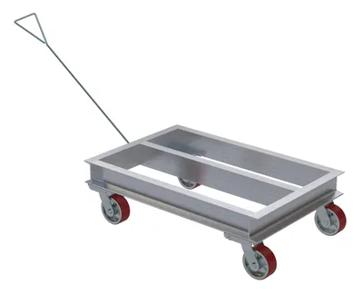 Vestil ACP-2436-20-HDL aluminum channel dollie