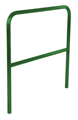 Vestil Aluminum Pipe Safety Railing 48 In. Length Green