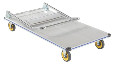Vestil AFT-48-NM aluminum folding handle platform truck