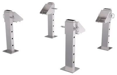 Vestil Aluminum Adjustable Height Retro Fit Kit 2,000 lb. Capacity