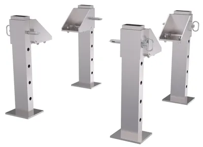 Vestil Aluminum Adjustable Height Retro Fit Kit 4,000 Lb. Capacity