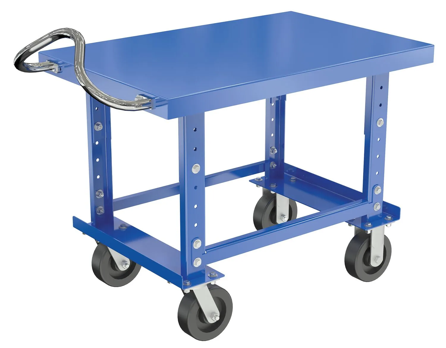 Vestil AHC-1-2436-MR height adjustable steel shelf cart