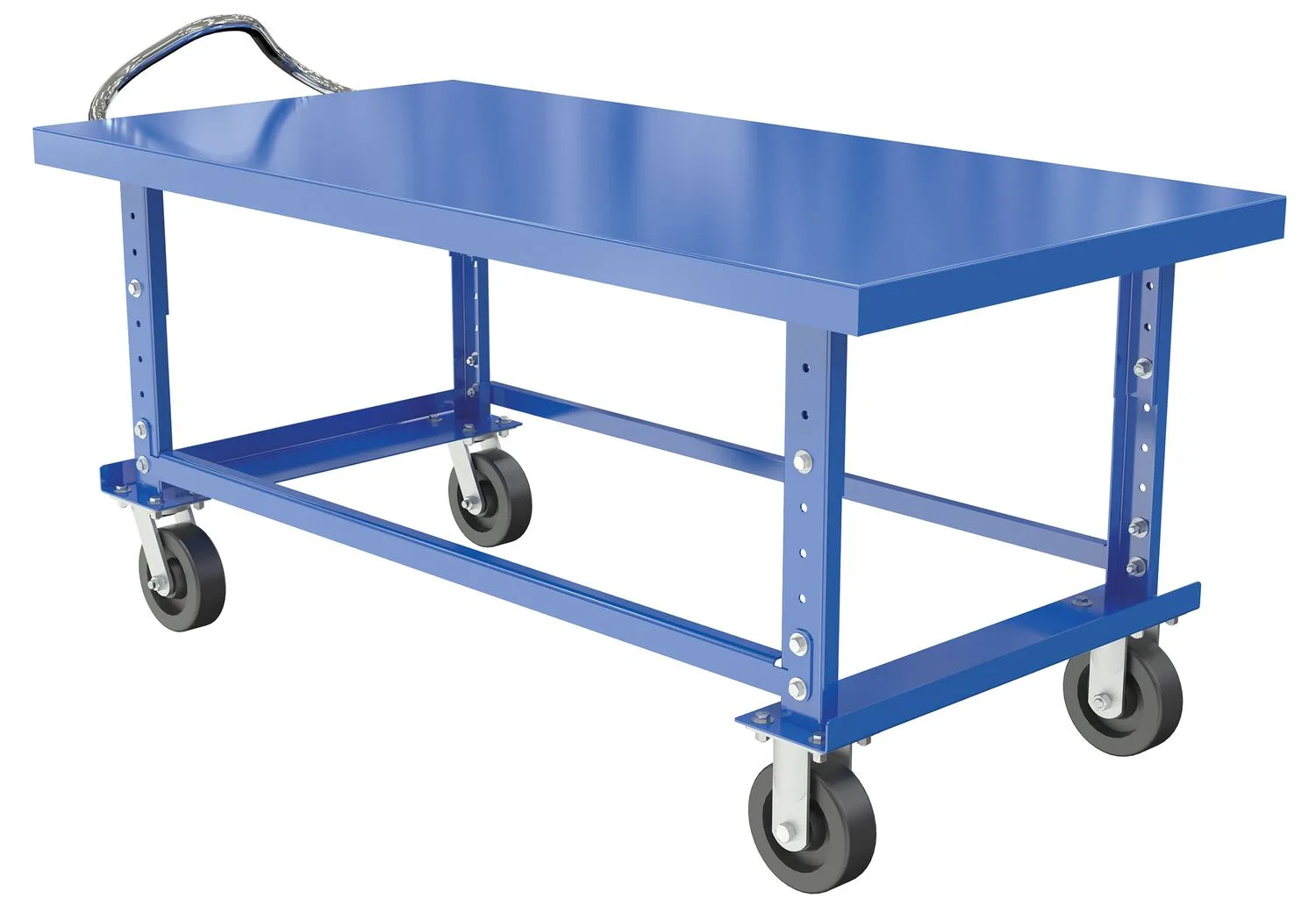 Vestil AHC-1-3060-MR height adjustable steel shelf cart