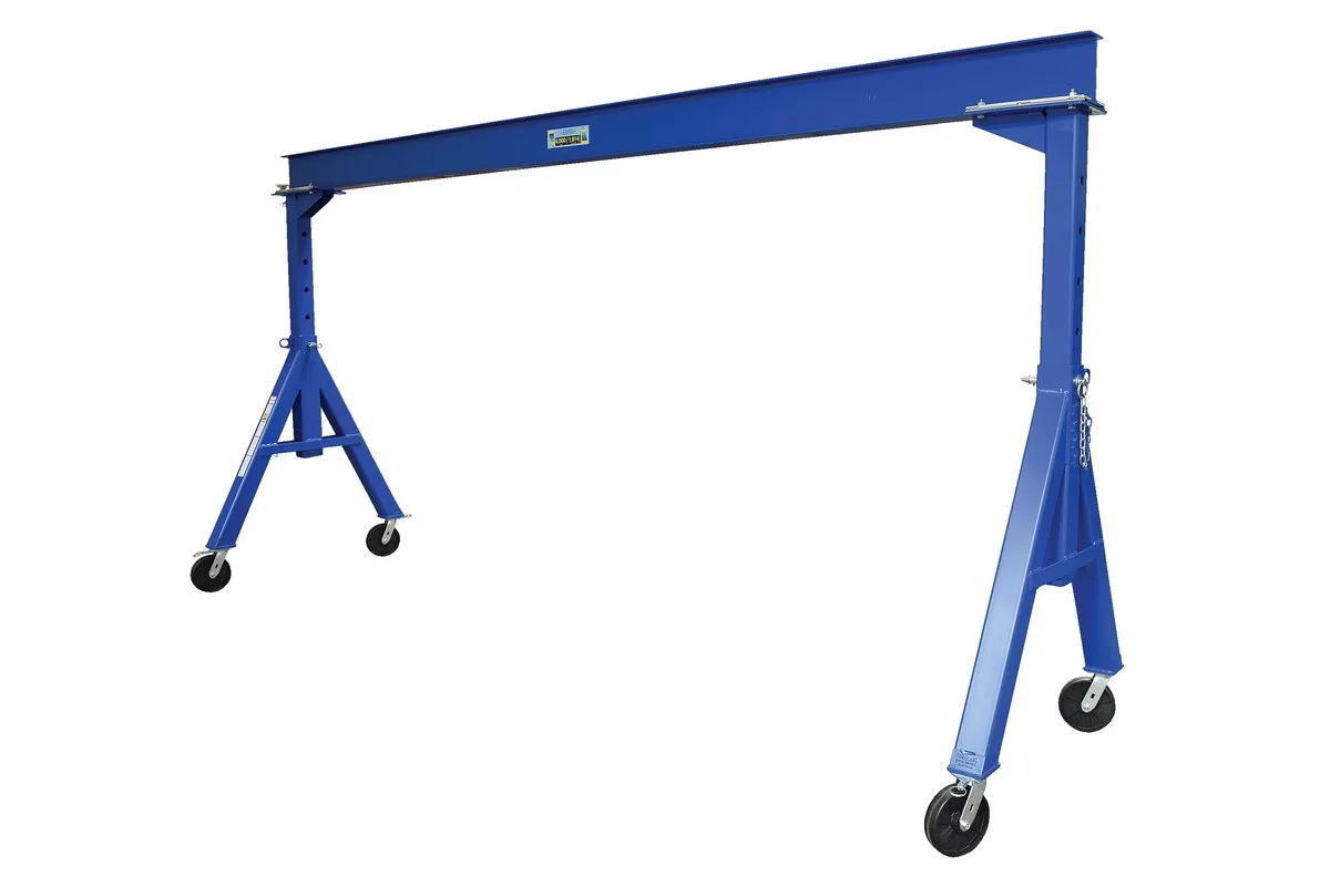 Vestil AHS-4-15-7 adjustable steel gantry crane