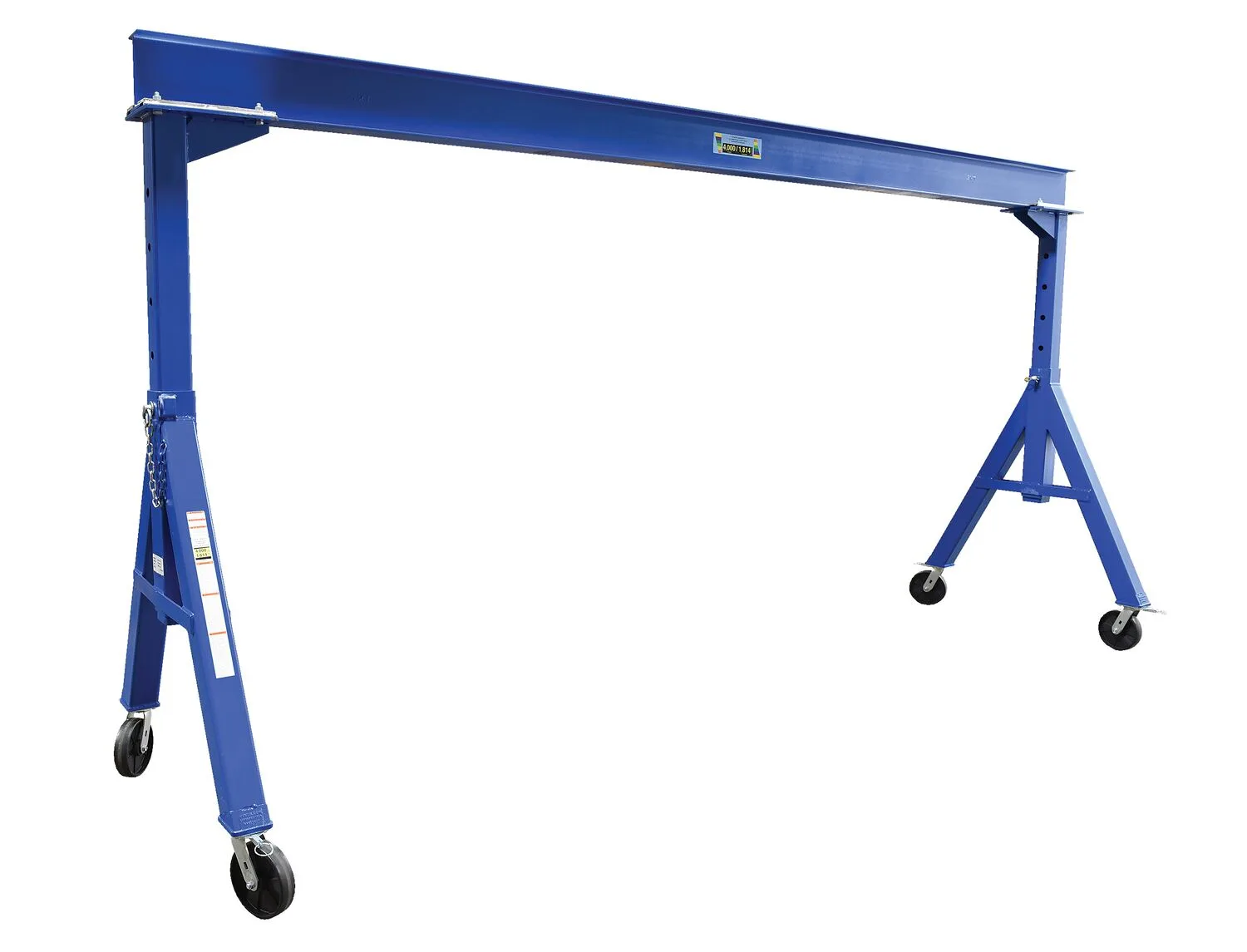 Vestil AHS-4-15-9 adjustable steel gantry crane