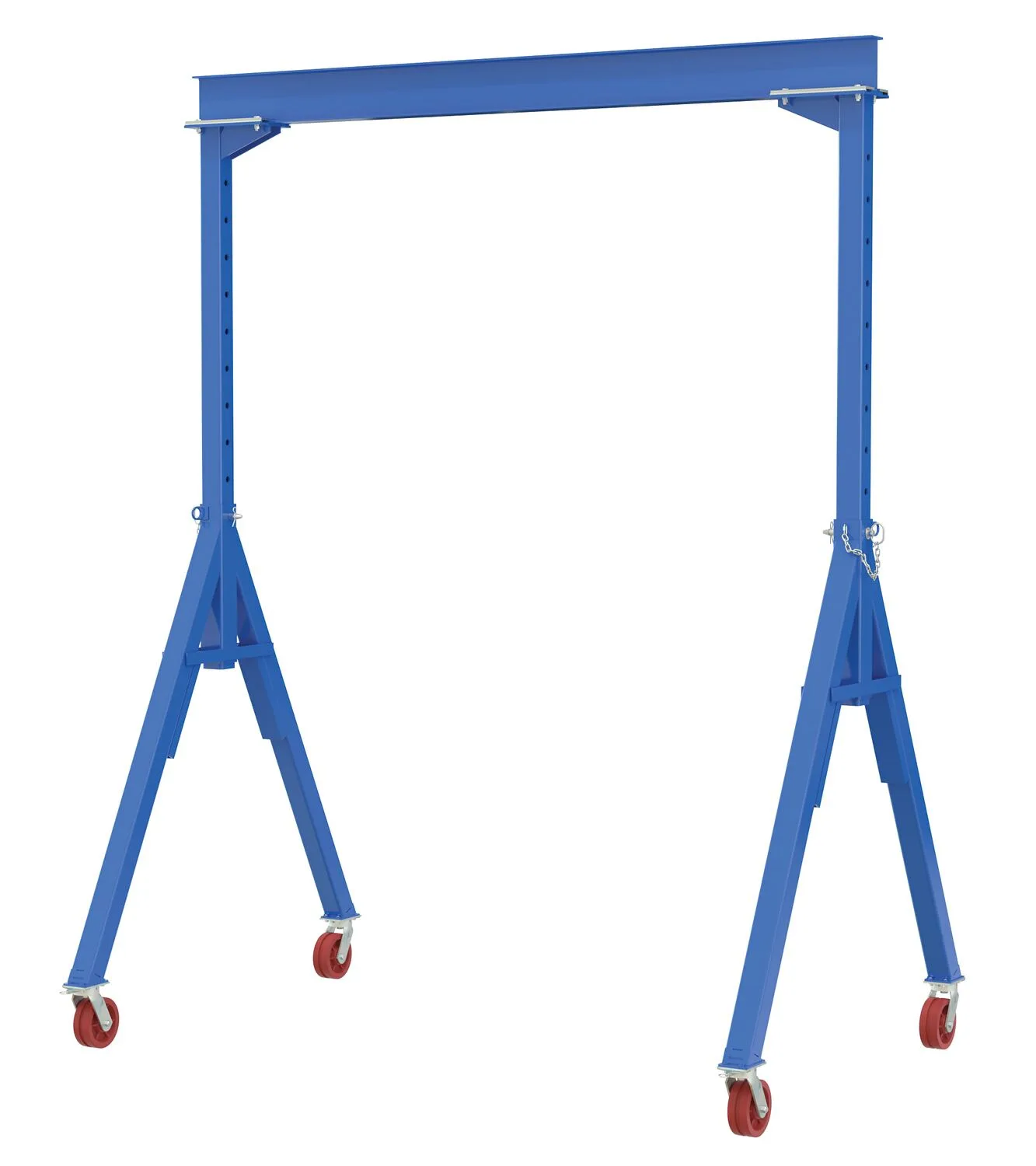 Vestil AHS-8-15-7-VG adjustable steel gantry cranes with v-groove caster