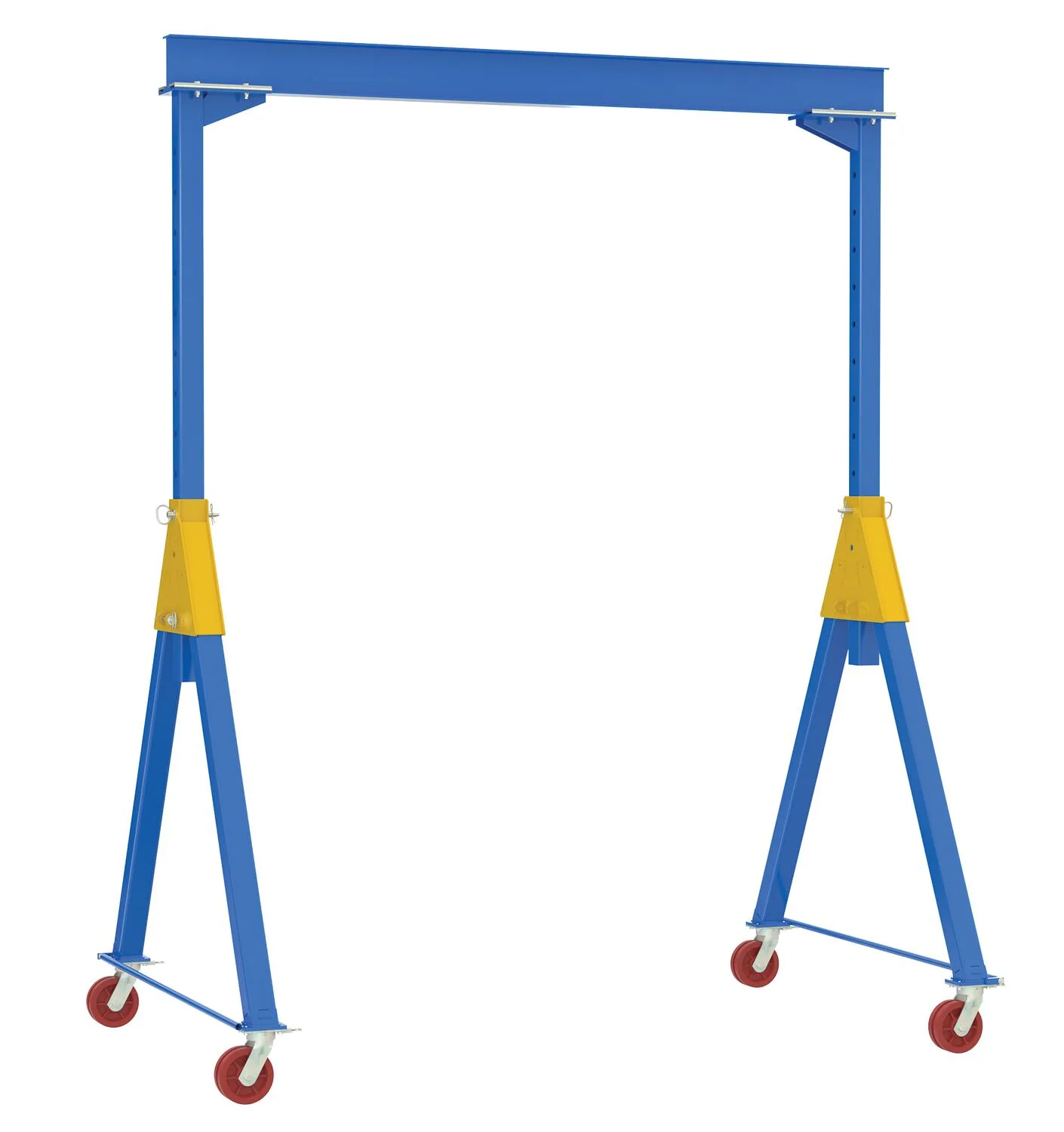 Vestil AHSN-8-20-14-VG adjustable steel gantry cranes with v-groove casters - knockdown