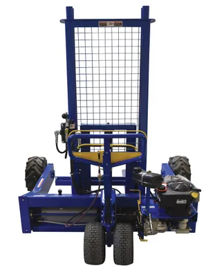 Vestil ALL-T-1-GPT-ST-L gas powered all terrain pallet trucks & stacker shown from an alternate angle