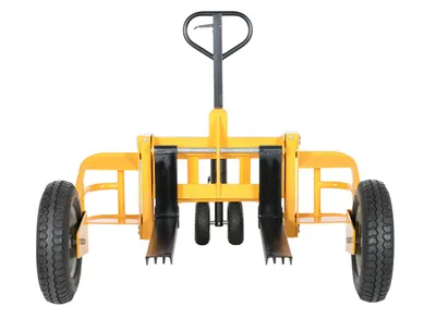 Vestil ALL-T-HD all terrain pallet truck shown from an alternate angle