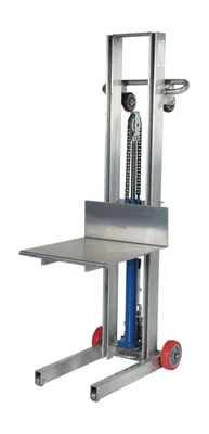Vestil ALLH-2020-FW lite load lift shown from an alternate angle