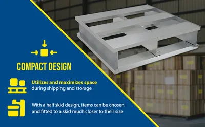 Vestil AP-2424 aluminum pallets & skid feature highlights
