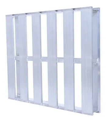 Vestil AP-4048 aluminum pallets & skid shown from an alternate angle