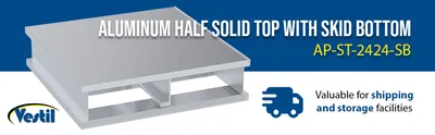 Vestil AP-ST-2424 aluminum pallets & skid feature highlights