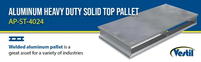 Vestil AP-ST-4024 aluminum pallets & skid feature highlights
