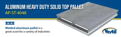Vestil AP-ST-4048 aluminum pallets & skid feature highlights