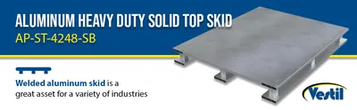 Vestil AP-ST-4248-SB aluminum pallets & skid feature highlights