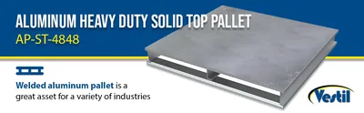 Vestil AP-ST-4848 aluminum pallets & skid feature highlights